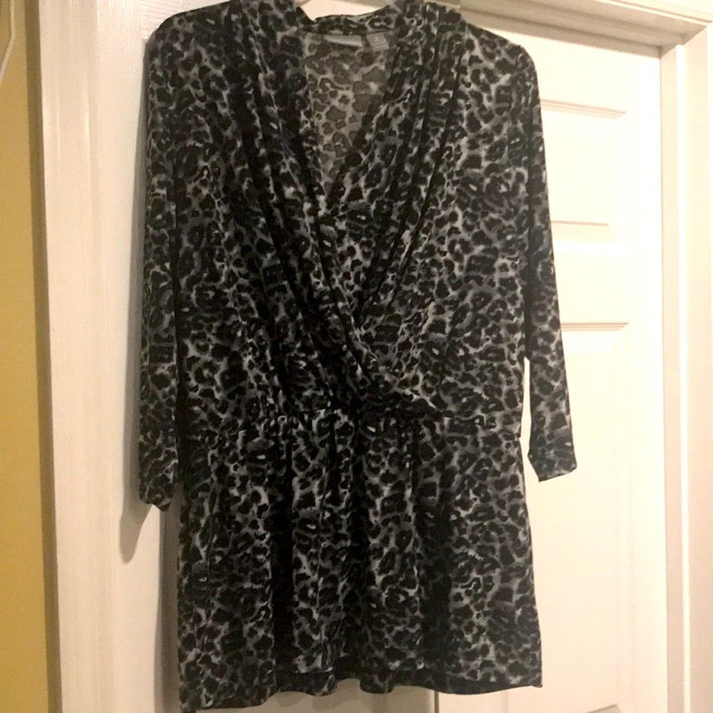 Chico’s Traveler Animal Print Top